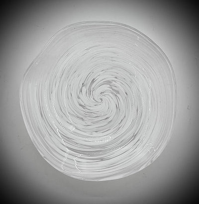 White Glass Dish