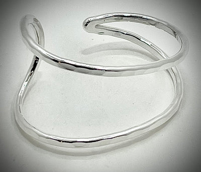 Silver Looped End Cuff