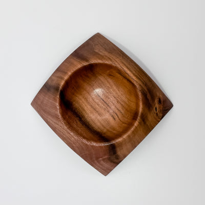 Mexican wood square bowl