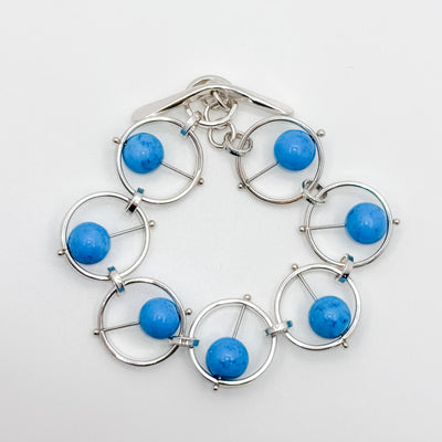 Not Naught round Turquoise bracelet