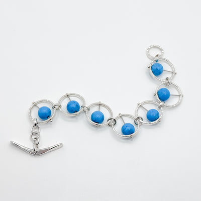 Not Naught round Turquoise bracelet