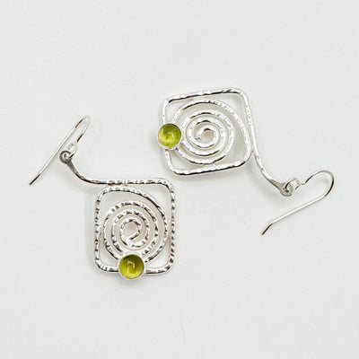 Sophisticated Squares with peridot