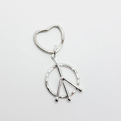 Peace key chain