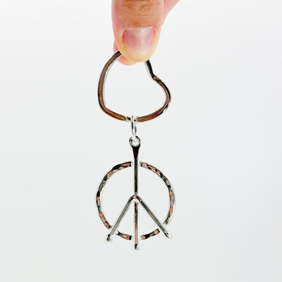 Peace key chain