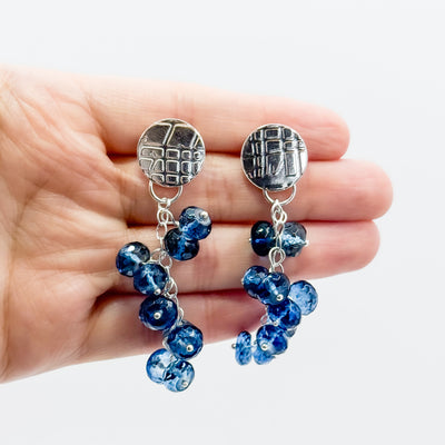 Katie Blue Quartz Earrings