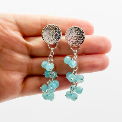 Katie Chalcedony Earrings