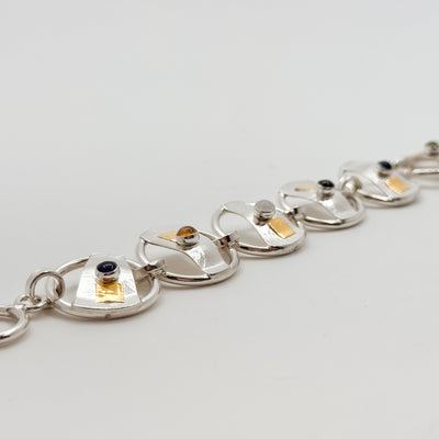 Lawa Round bracelet with stones