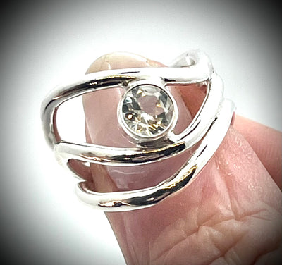 Silver Topaz Nadja Ring