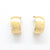 14k Gold Wedding Ring Hoop Earrings by Judie Raiford