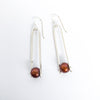 Long Tic Toc Earrings with Pearls