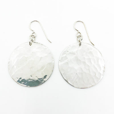 Sterling Lynne Disc Earrings by Judie Raiford