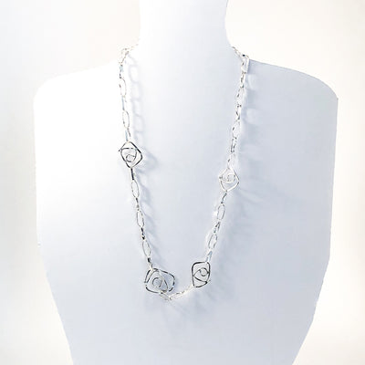Sterling Sub Rosa Necklace