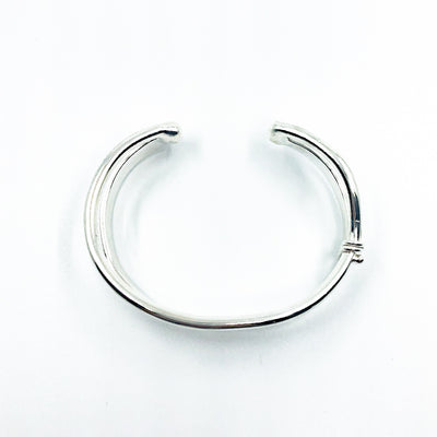 over top view of Sterling Craig Cuff by Judie Raiford