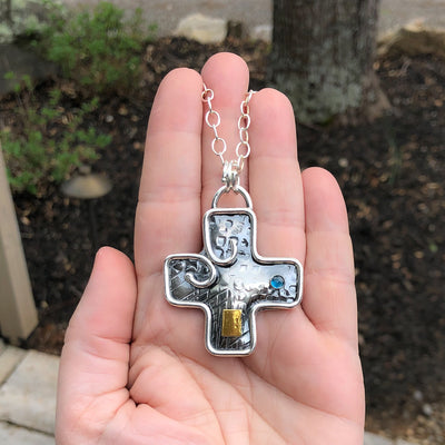 Big Honker Cross Necklace