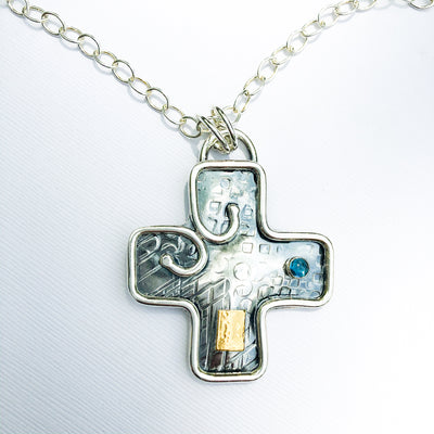 Big Honker Cross Necklace