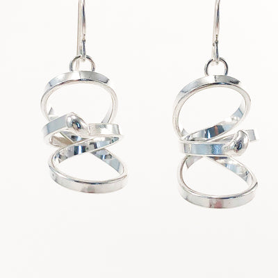 Sterling Curly Girl Earrings by Judie Raiford