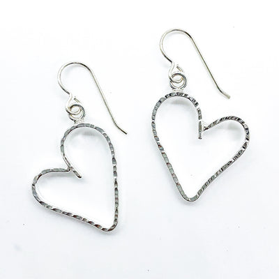 Small Jane Heart Earrings