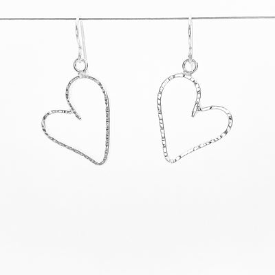 Small Jane Heart Earrings