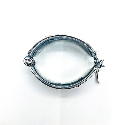 Flashed and Fused Bracelet with Gemstones