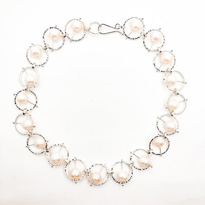 Sterling Not Naught Round Necklace