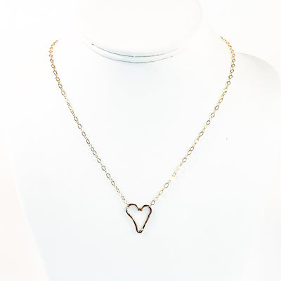 Curvy Maggie Heart Necklace