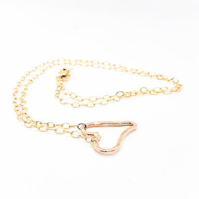 Curvy Maggie Heart Necklace