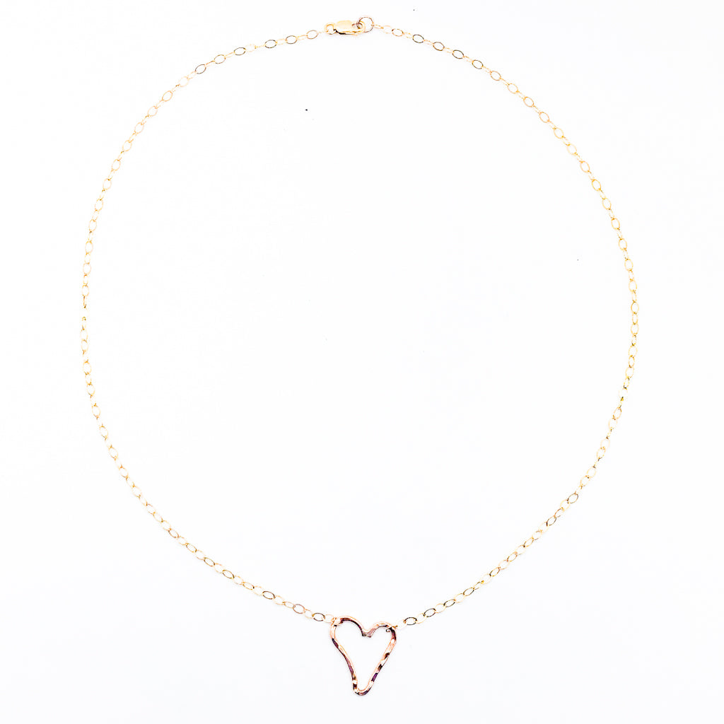 Curvy Maggie Heart Necklace