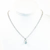 Sterling Moonstone Necklace