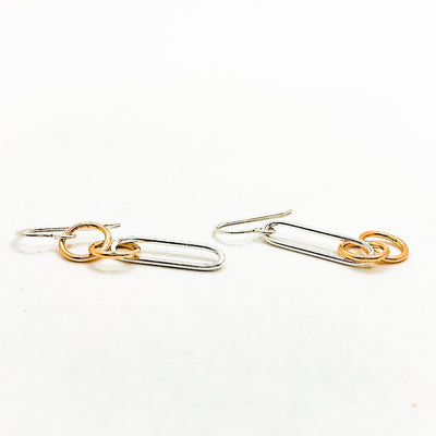 Oval Circle Earrings