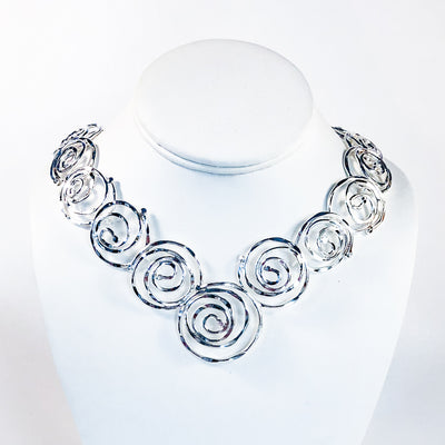 Graduated Spiral Necklace