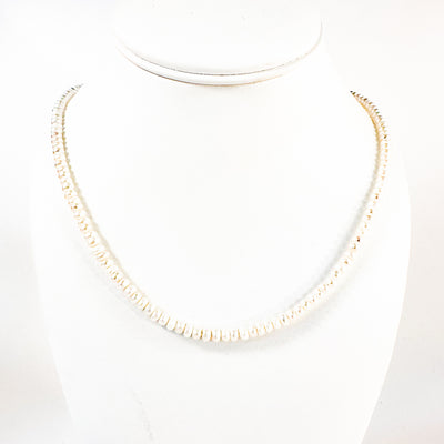 Small White Pearl Necklace