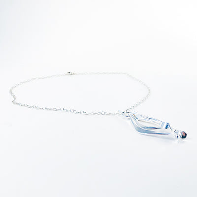 side angle view of Four Dang Necklace by Judie Raiford