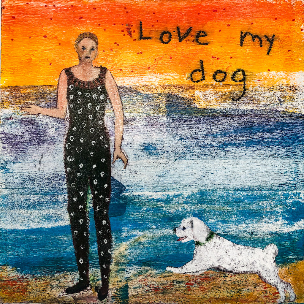 Love My Dog #1484 by Mamie Jo