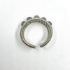 over top view of Sterling Ring with Round Faceted Labradorite Beads by Tana Acton