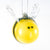 Yellow Blown Glass Bee by Jennifer Nauck