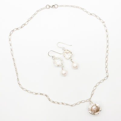 Long Raindrop Pearl Necklace
