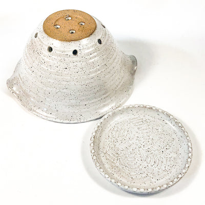 Large Berry Bowl with Catch Plate