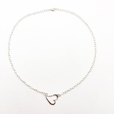 Small Curvy Heart Necklace