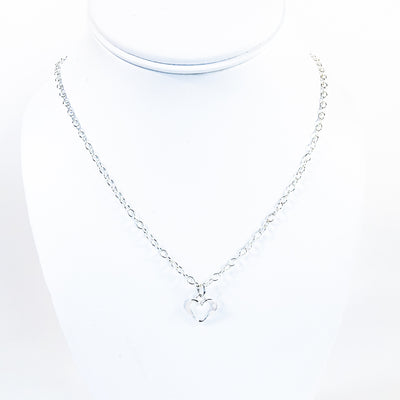 Forged Hammered Heart Necklace