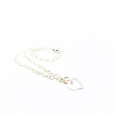 Forged Hammered Heart Necklace