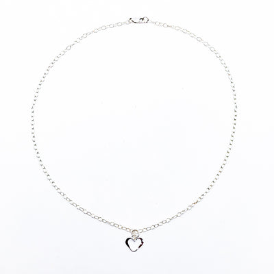 Forged Hammered Heart Necklace