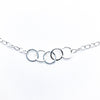 Sterling 5 Circle Maggie Necklace