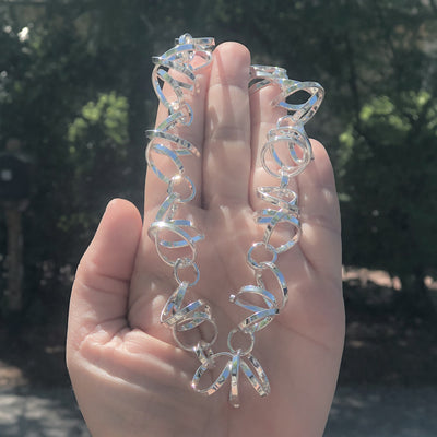 Medium Curly Girl Necklace