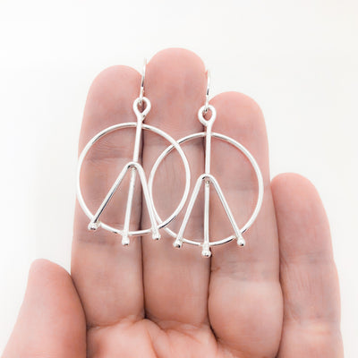 Peace Sign Earrings