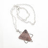 Sterling and 24k All Dogs Go to Heaven Star of David Necklace