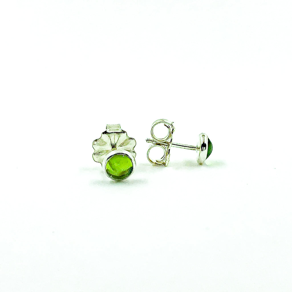6mm Cabochon Stud Earrings