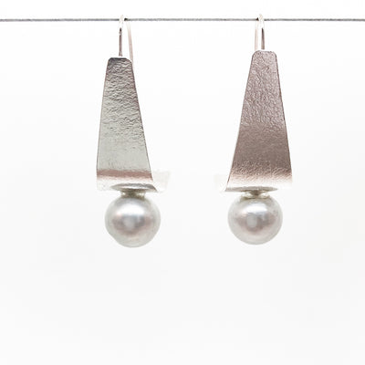 Sterling Tri Tuck Earrings