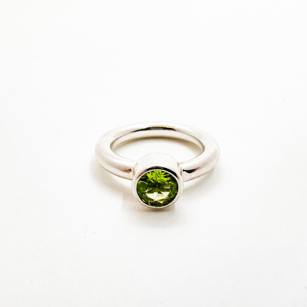 Sterling Deanna Ring with Peridot