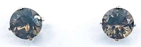 8mm Gemstone Stud Earrings