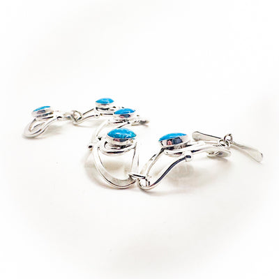 Classic Link Bracelet with Turquoise
